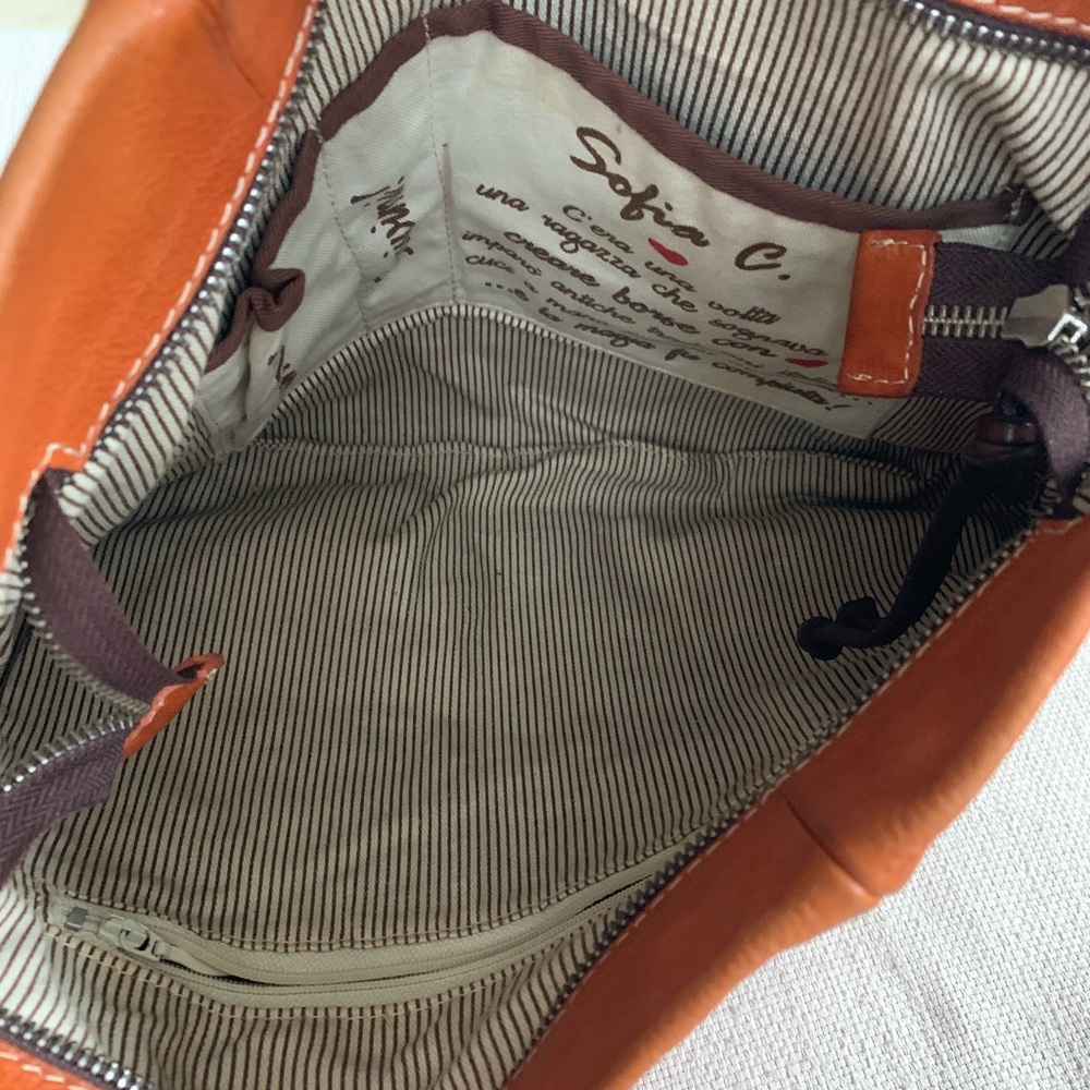 Sofia C. Soft Leather Shoulder Bag - image 7